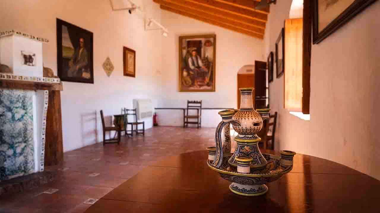 nterior de la Ermita de la Muntanyeta dels Sants, Sueca (Valencia) arte tradicional